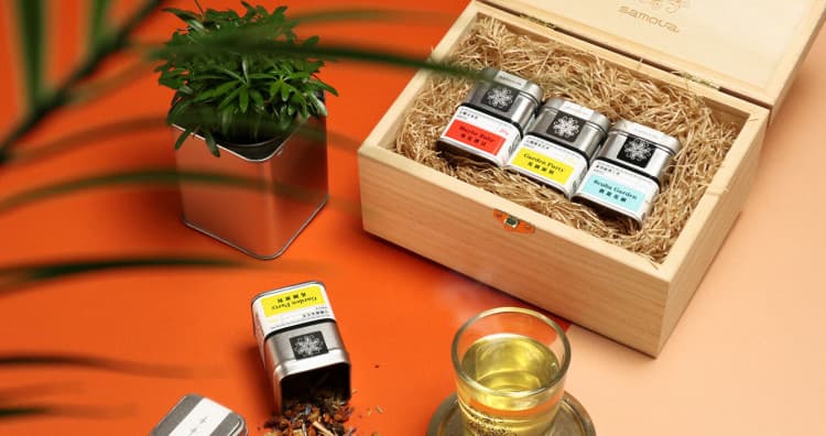 Tea gift boxes