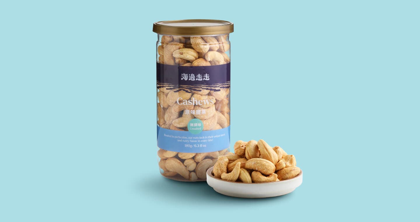 海邊走走 Hinuts 原味滋腰果（4罐一組）