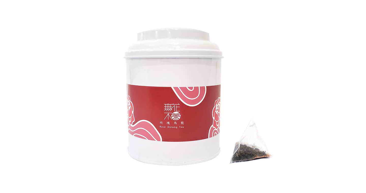 無藏 【無花不茶】原葉花茶系列-烏龍款:玫瑰烏龍—3g三角茶包*10入圓鐵罐裝*2罐(第 1 張,共 5 張)