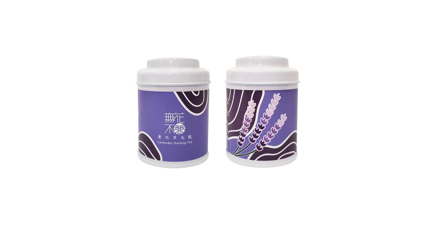無藏 【無花不茶】原葉花茶系列-烏龍款：薰衣草烏龍—3g三角茶包*3入小鐵罐裝*5罐（第 1 張，共 5 張）
