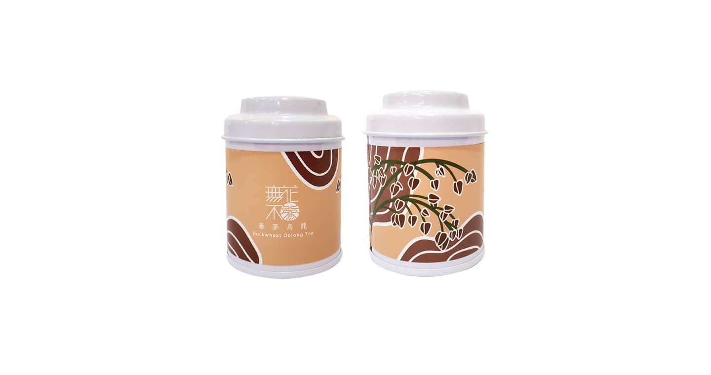 無藏 【無花不茶】原葉花茶系列-烏龍款：蕎麥烏龍—3g三角茶包*3入小鐵罐裝*5罐（第 1 張，共 5 張）