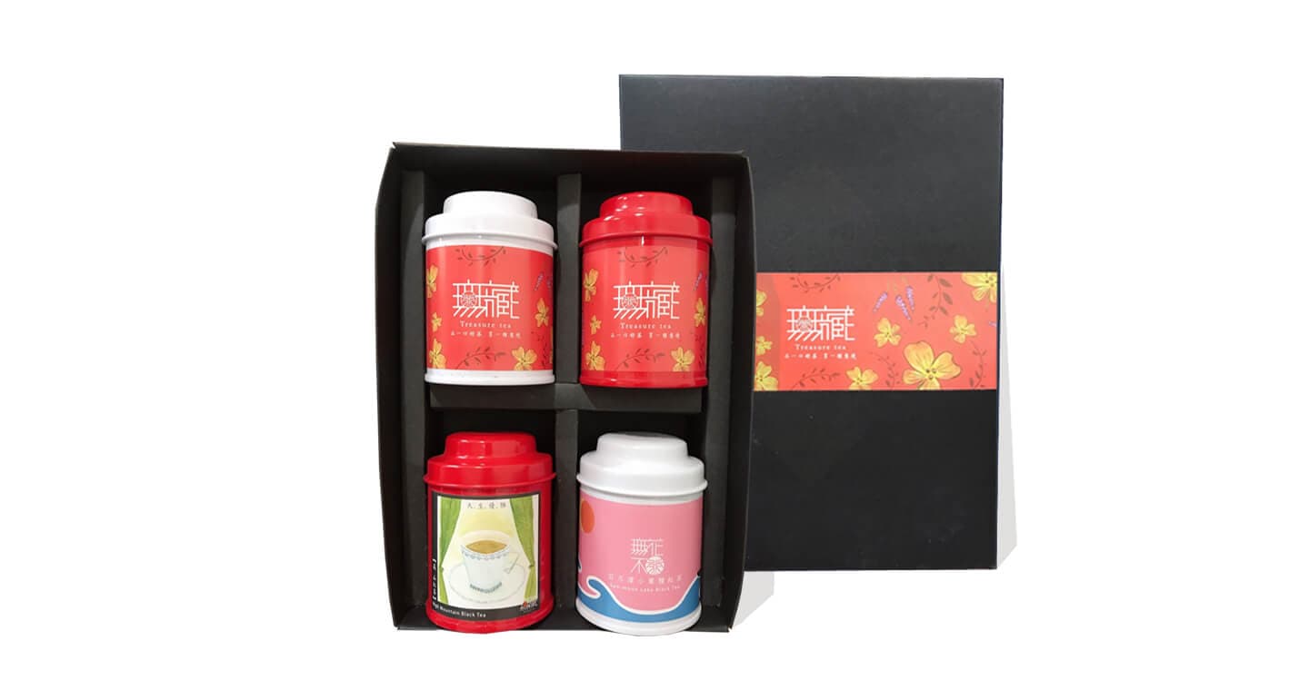 無藏 【無藏嚴選】 綜合紅茶四入小茶禮(金萱紅茶+小葉種紅茶+紅玉紅茶+紅韻紅茶) (品牌款)*2組