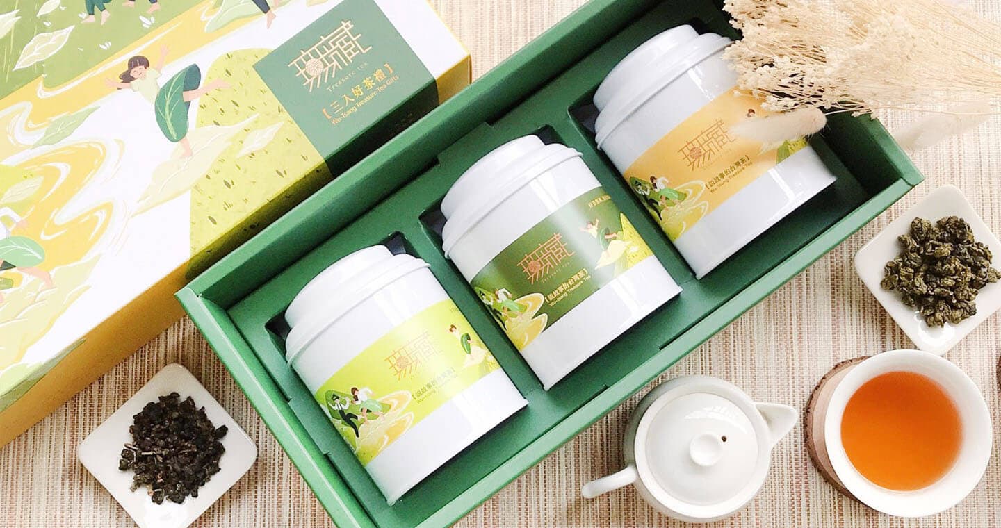 無藏 客製化茶葉禮盒【無藏 | 甜潤款】阿里山故事茶3入大禮盒 ─ 勇敢成長 / 暖韻甘醇