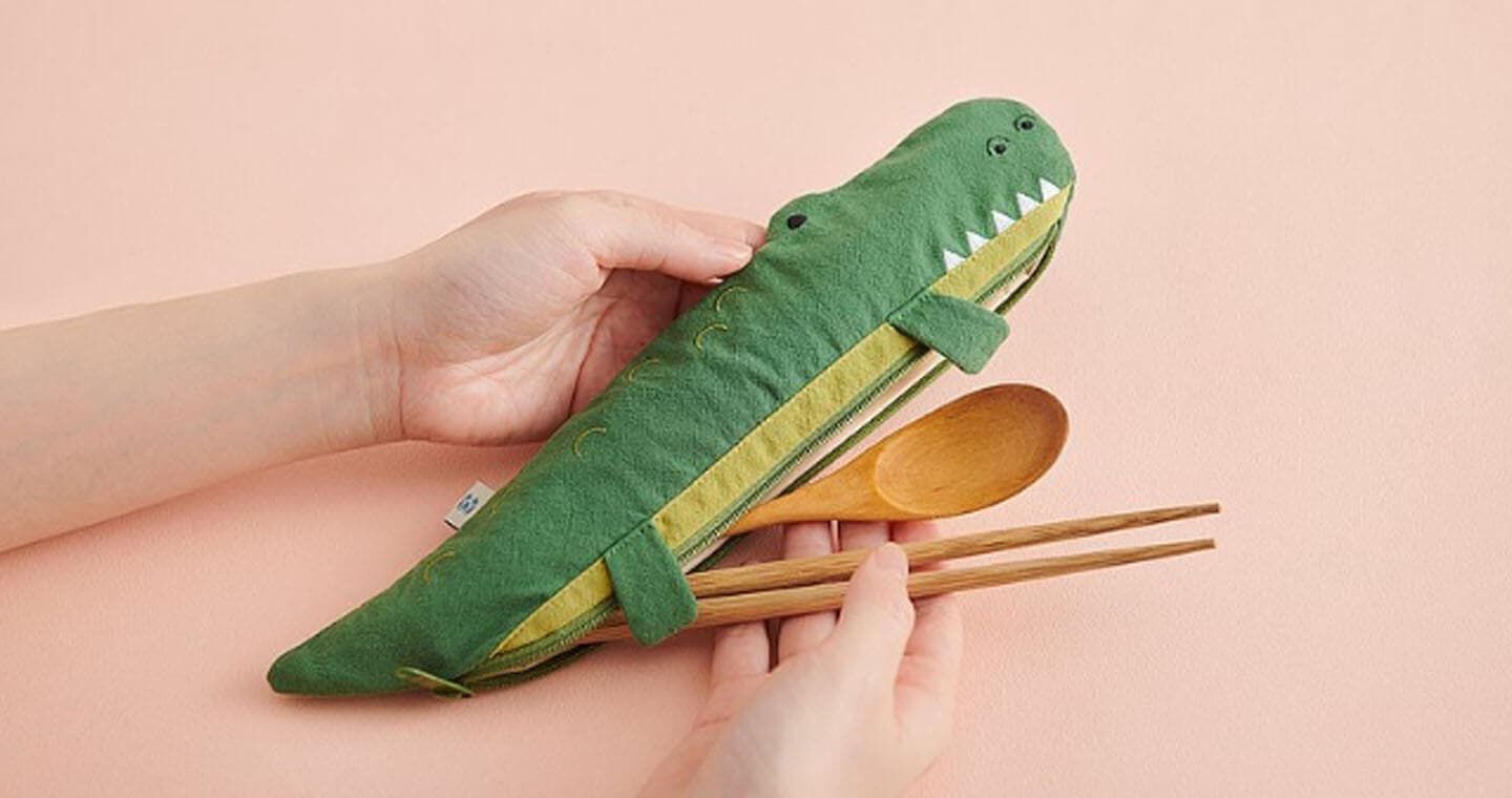 樣樣好物 【無藏嚴選】Fun Reptilians 好心情隨身袋 - 鱷魚系列：綠色