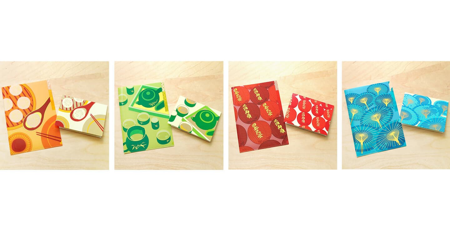 樣樣好物 【無藏嚴選】【最靡有禮】台灣風味 A5三層資料夾與卡片組 (共4款各1)