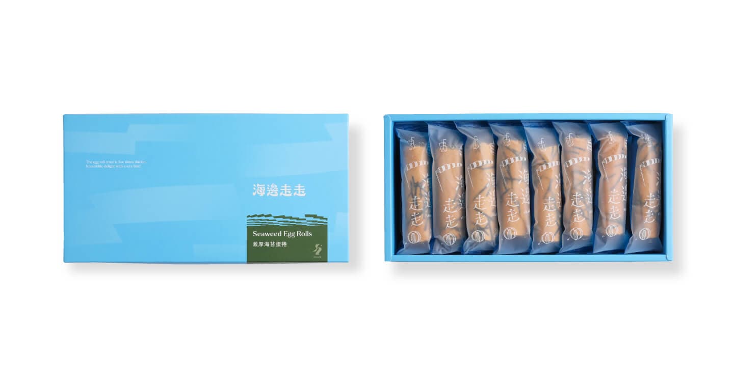 海邊走走 激厚海苔蛋捲《5倍的厚實》（2盒一組）