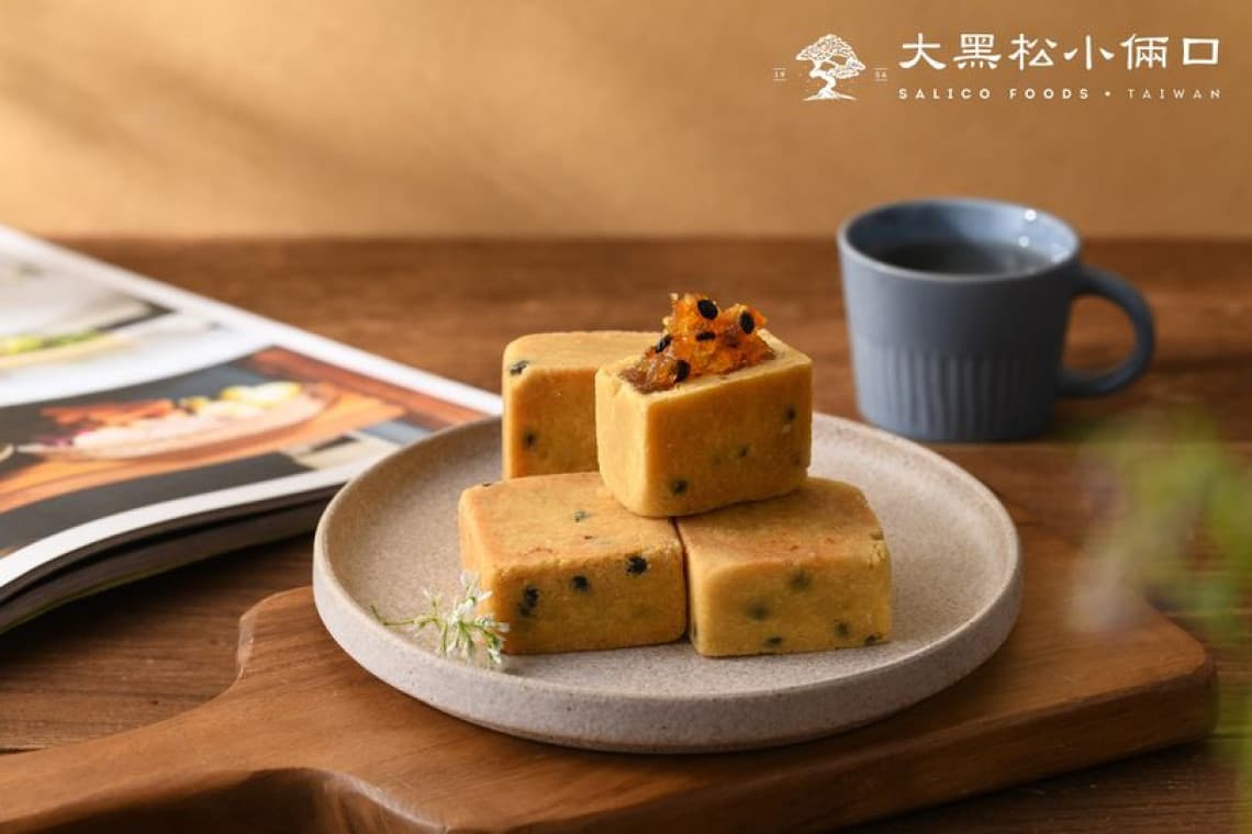 大黑松小倆口 百香鳳梨酥禮盒-6入(蛋奶素)