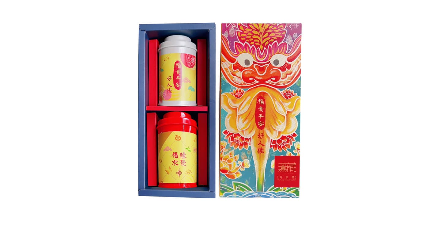 無藏 【無藏】公益禮盒E4 福貴平安 台灣風味茶二入高罐禮盒(橡木桶紅茶+龍眼花茶)
