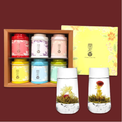 無藏 - 會開花的茶 - 罐裝精緻禮盒組（6 入）